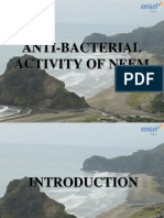 Antibacterial Pty. of Neem