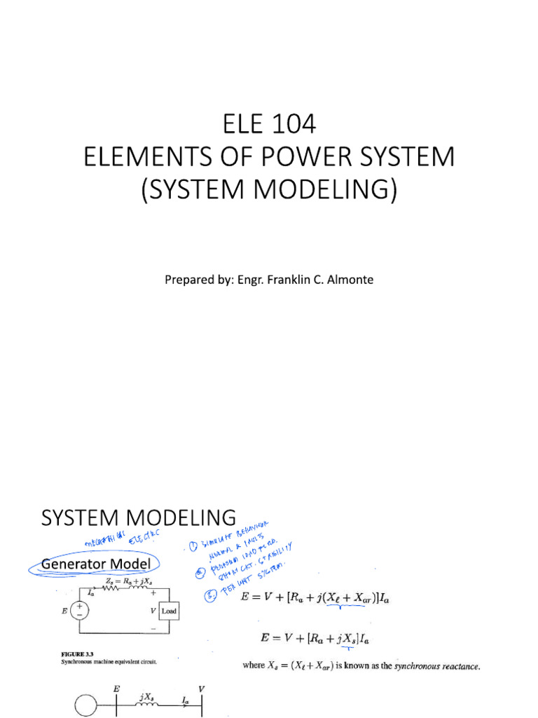 Lec-2 System Modelling | PDF