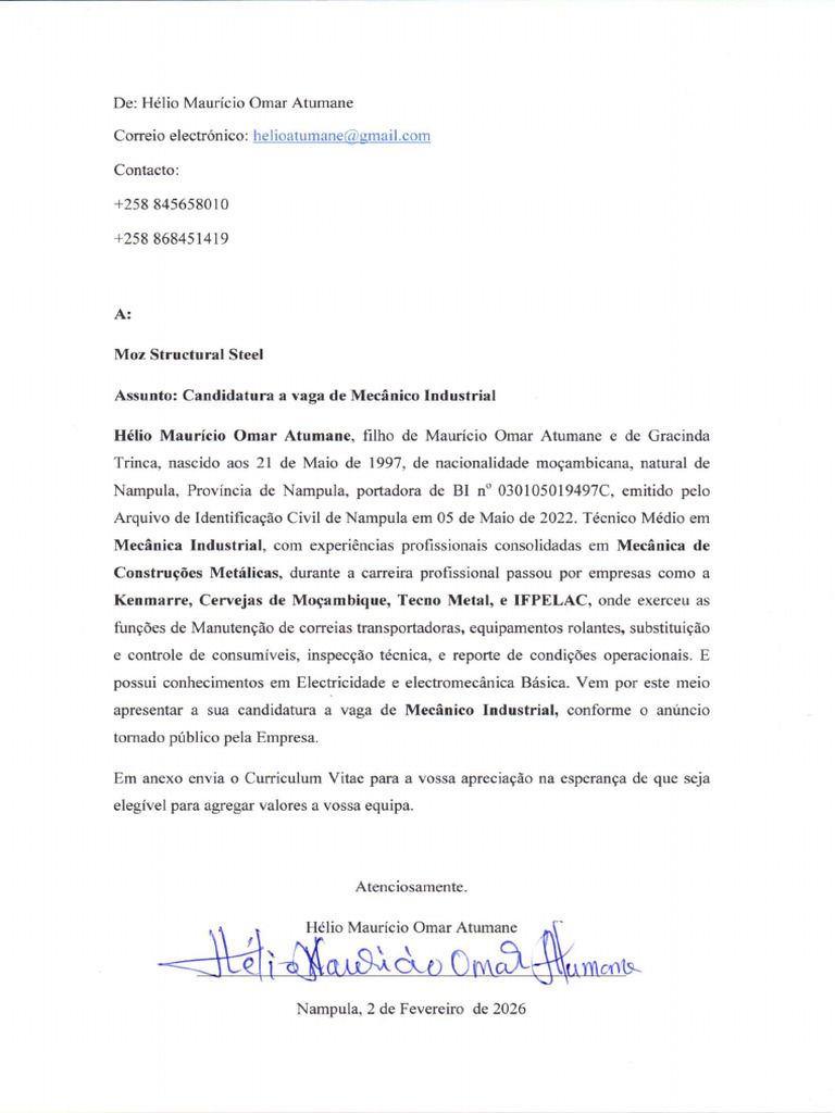 Carta 1 | PDF