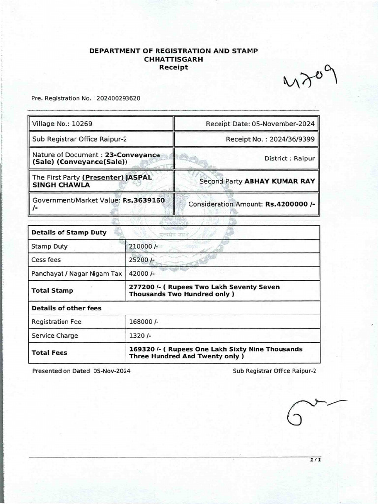Property Document | PDF | Business | Payments