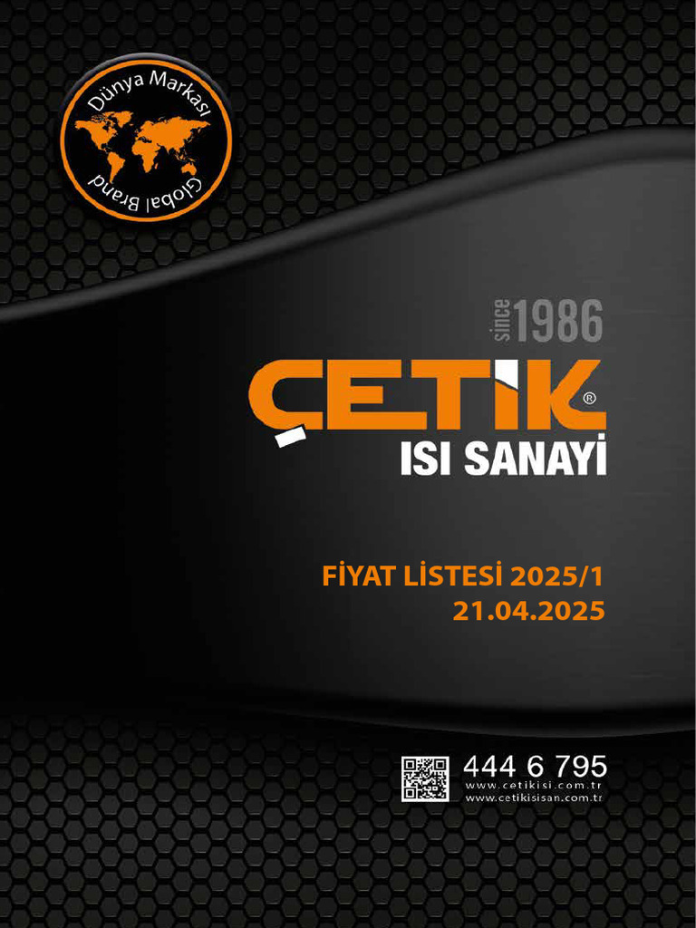 Cetik 2025-1 Genel Fiyat Listesi-1cetik | PDF