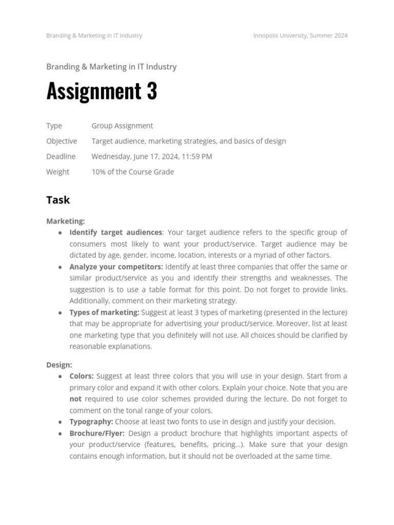 Assignment 3 | PDF