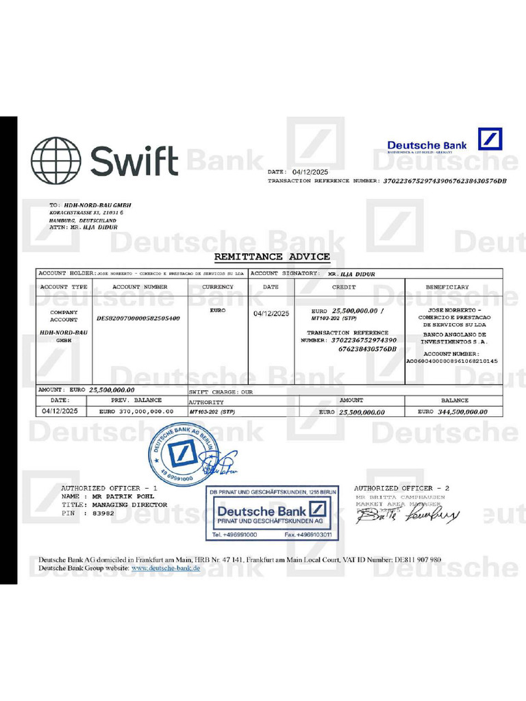 Remittance Advice | PDF
