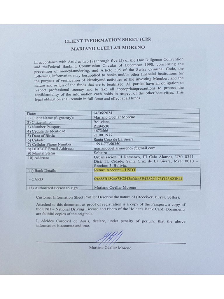 CIS Card | PDF
