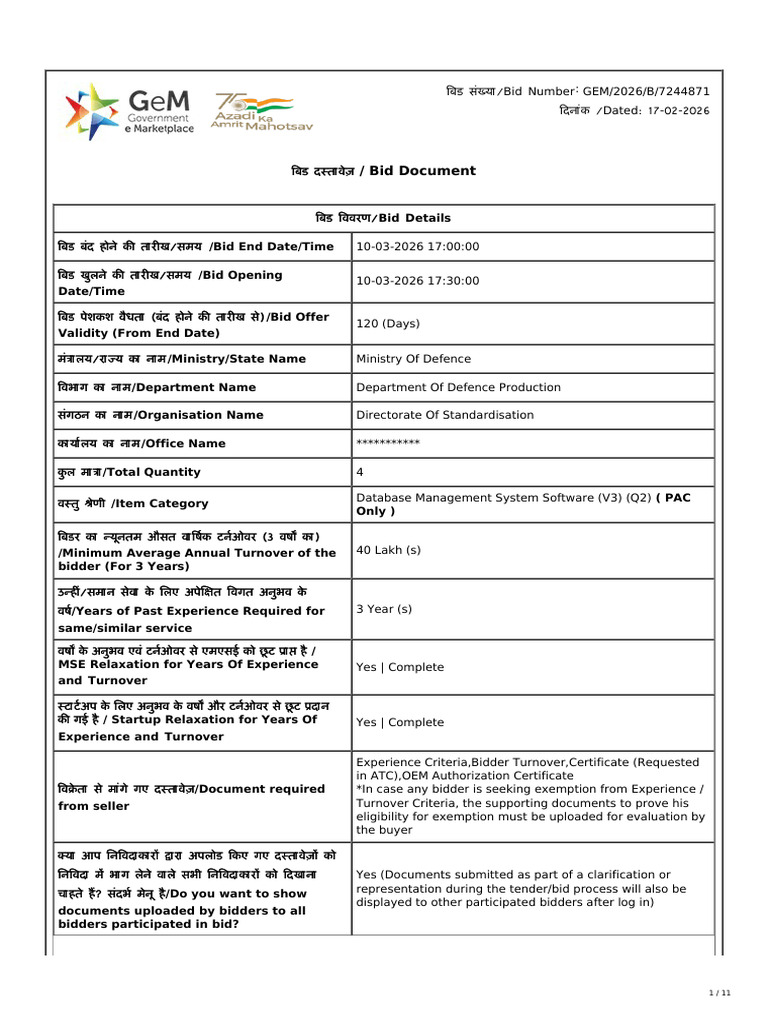 Sample 5 | PDF | Specification (Technical Standard)