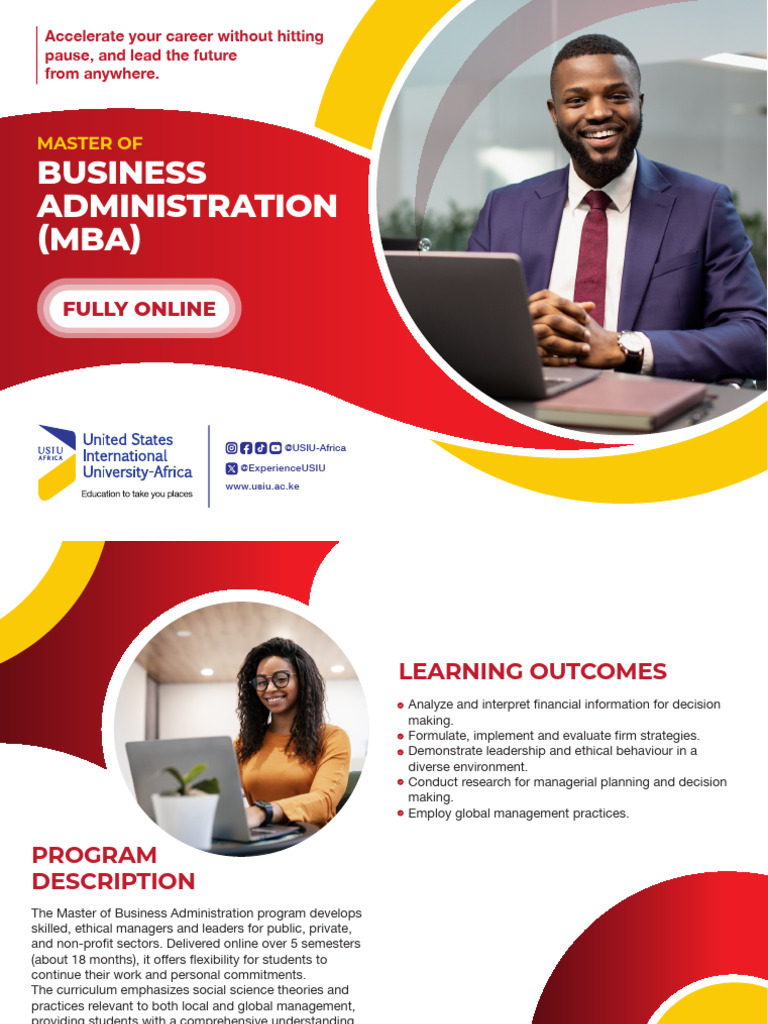Online Master of Business Administration (MBA) | PDF | Master Of ...
