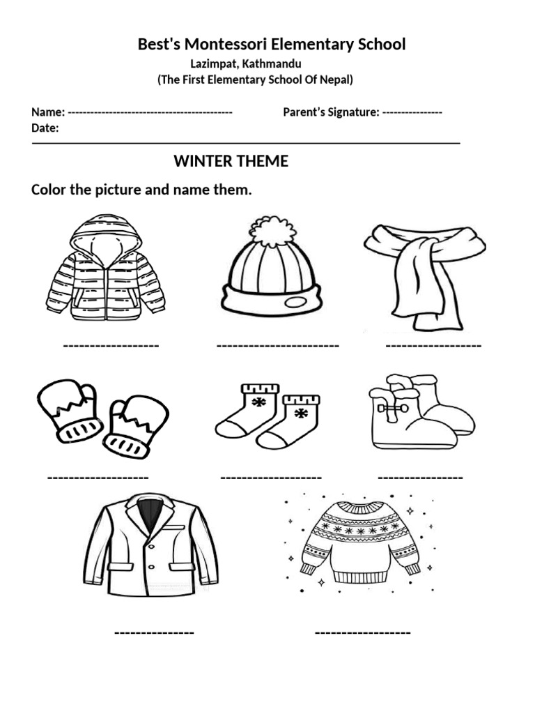 Winter Theme | PDF