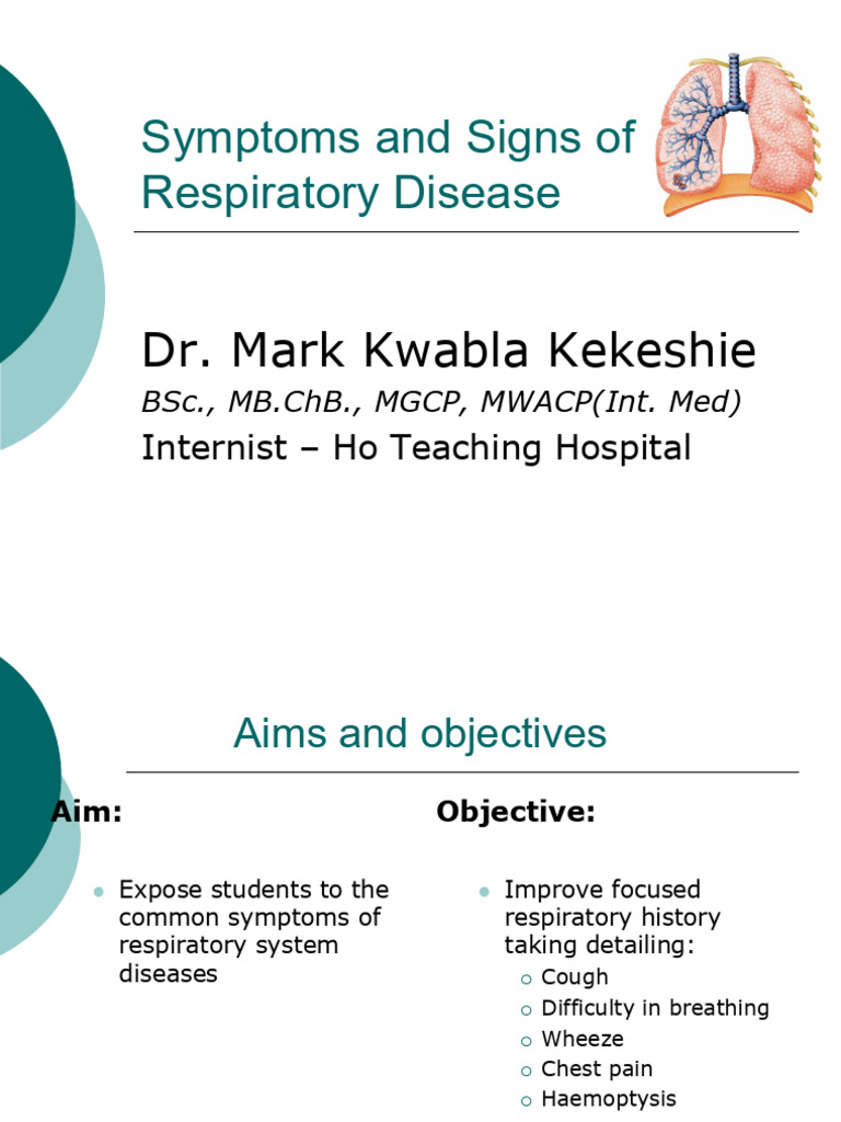 Respiratory System Exam UHAS L400 Med Students | PDF | Respiratory ...