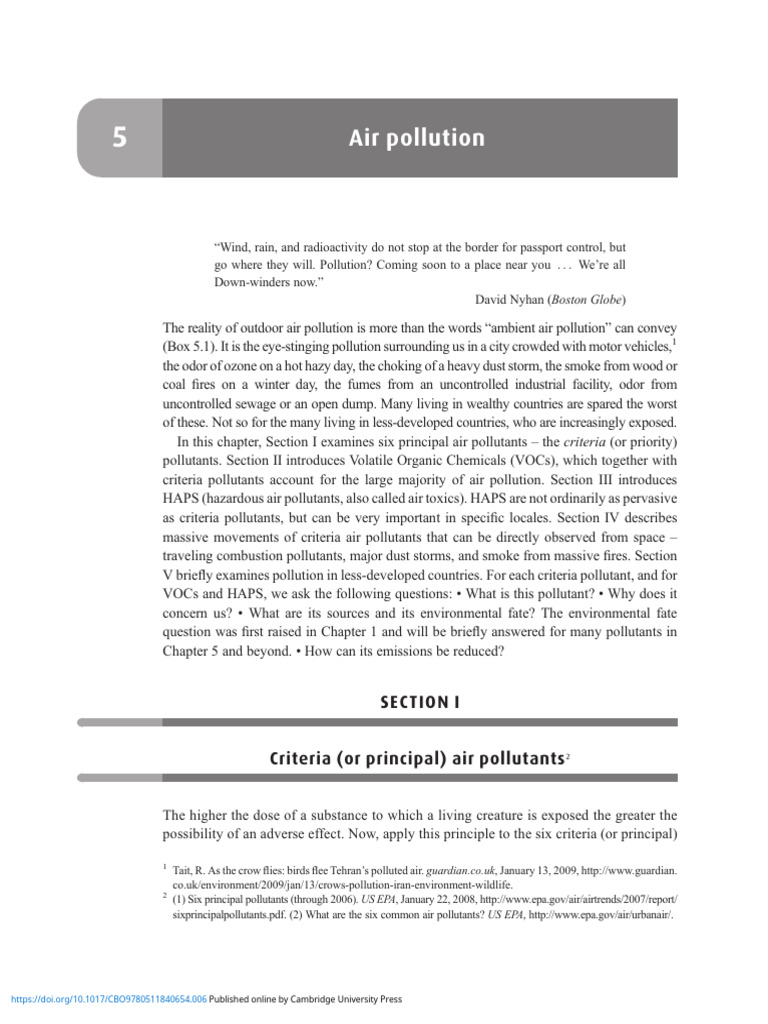 5air Pollution | PDF | Air Pollution | N Ox