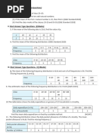 10th Grade Statistics Questions (2019-2025) | PDF | Mean | Mode ...