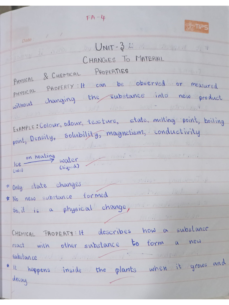 Chemistry FA 4 | PDF