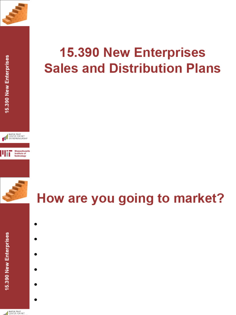 Monthly Sales and Distribution Plan Example | PDF | Sales | Retail