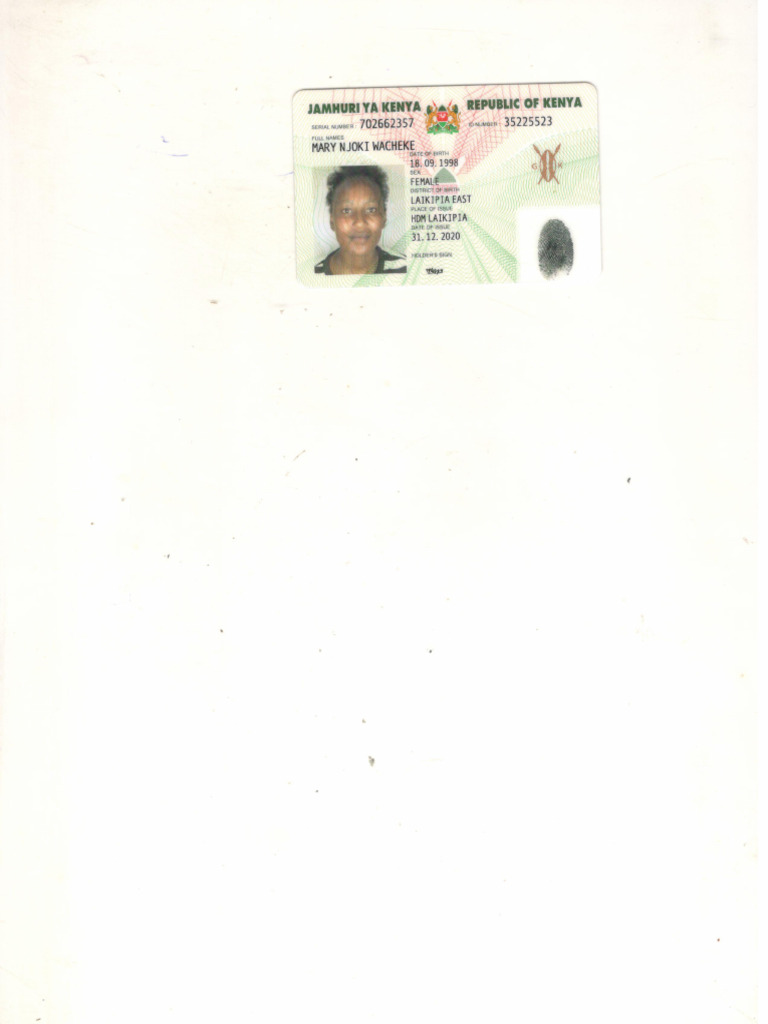 Identity Card | PDF