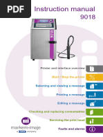 Markem-Imaje 9410/9450 Printer Manual | PDF | Printer (Computing) | Office Equipment