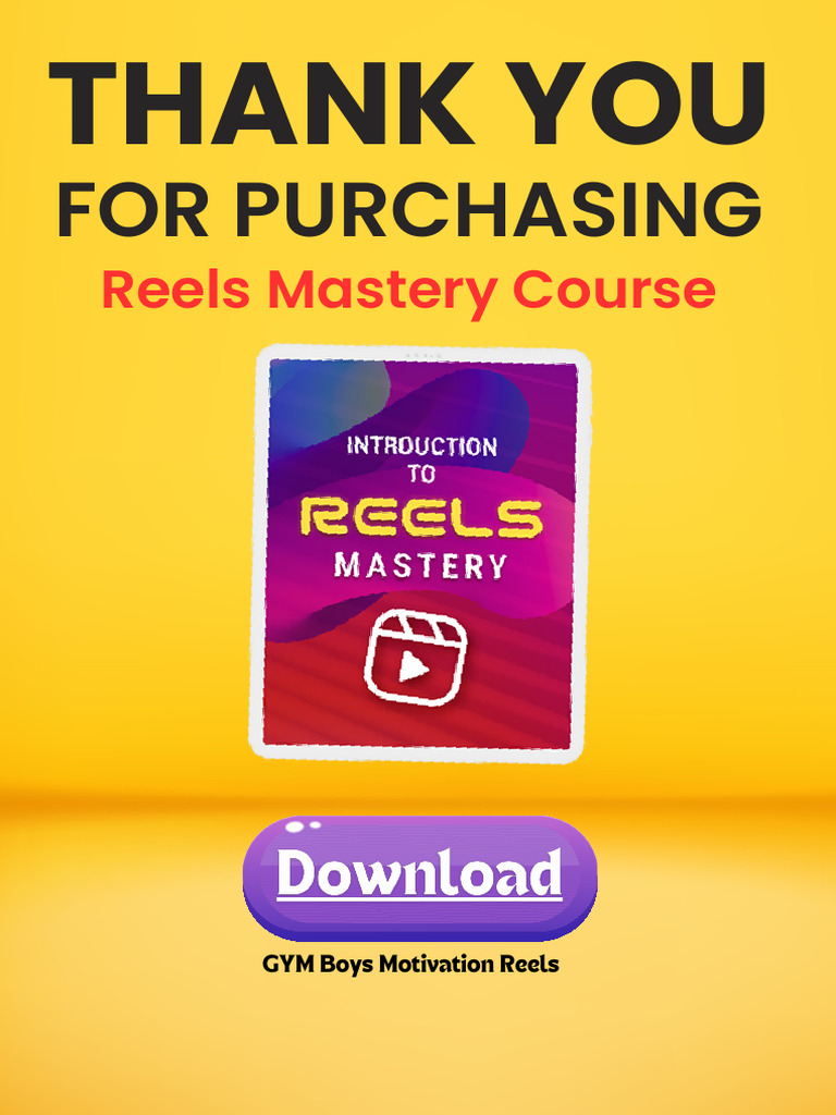 Instagram Reels Mastery Course | PDF