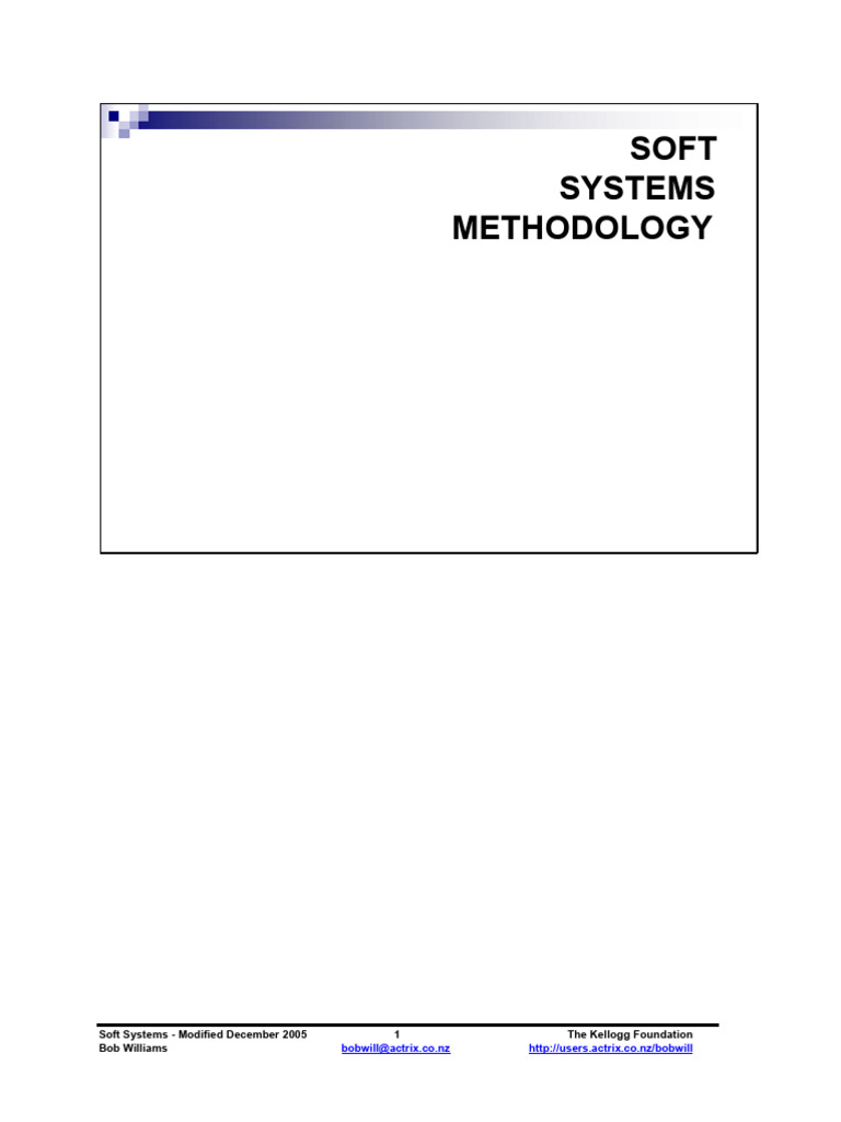 Ssm Theory | PDF | Methodology | System