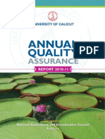 CALICUT Annual Quality Assurance Report 201011