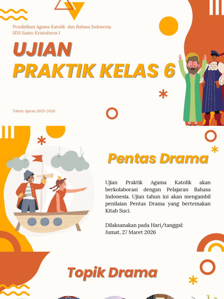 Uprak Agama - Indonesia - 2026 - Sds Kristo 1 | PDF