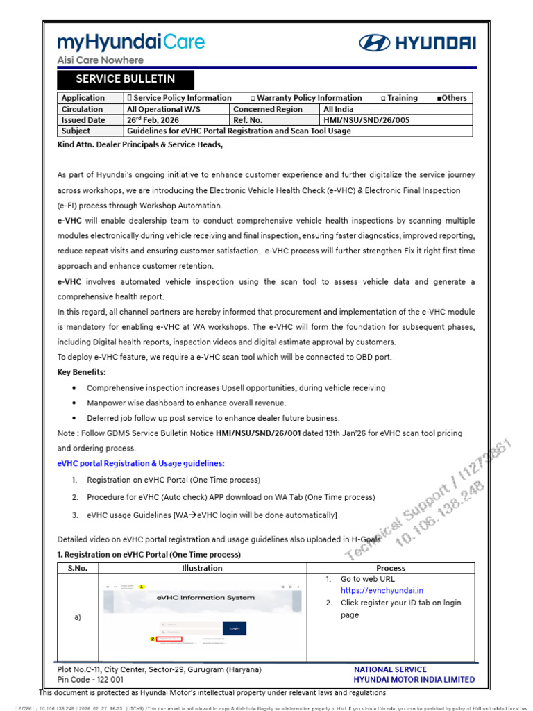 EVHC -Guidelines on Portal Registration and Usage | PDF | Computing