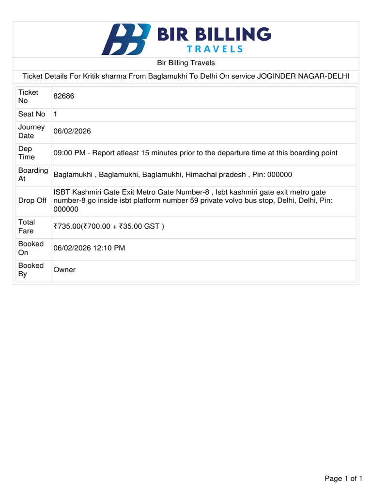 Ticket | PDF