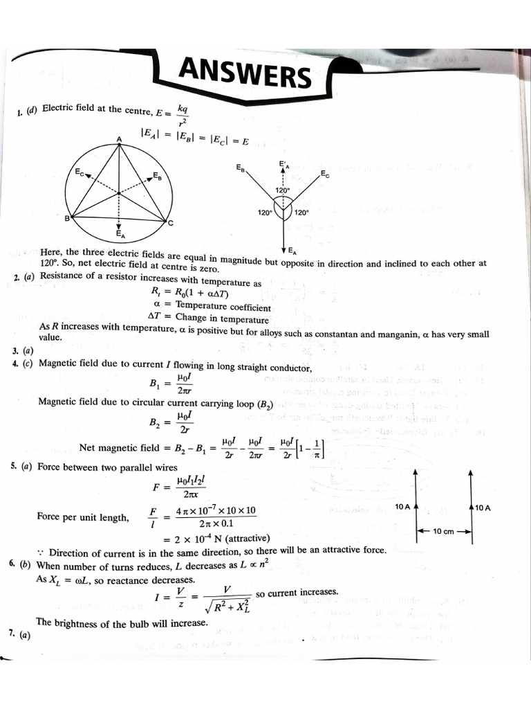 Test 8 Solutions | PDF