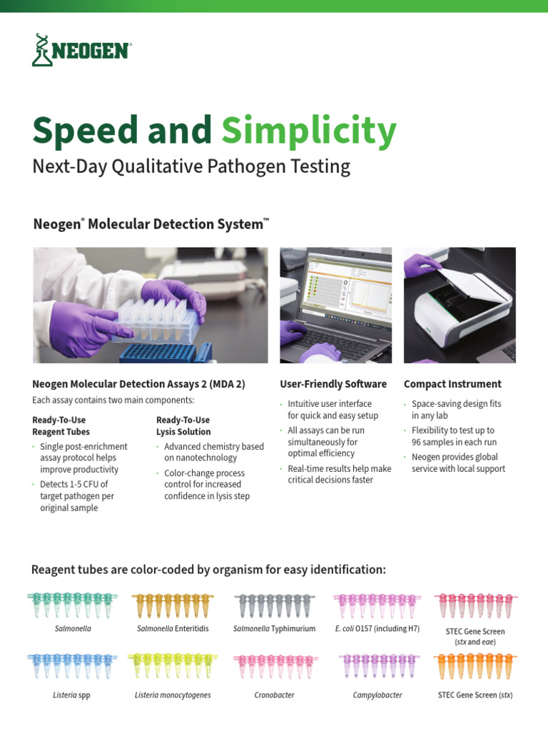 MDS MDA2 Technology Flyer en US FS00032 | PDF | Polymerase Chain ...