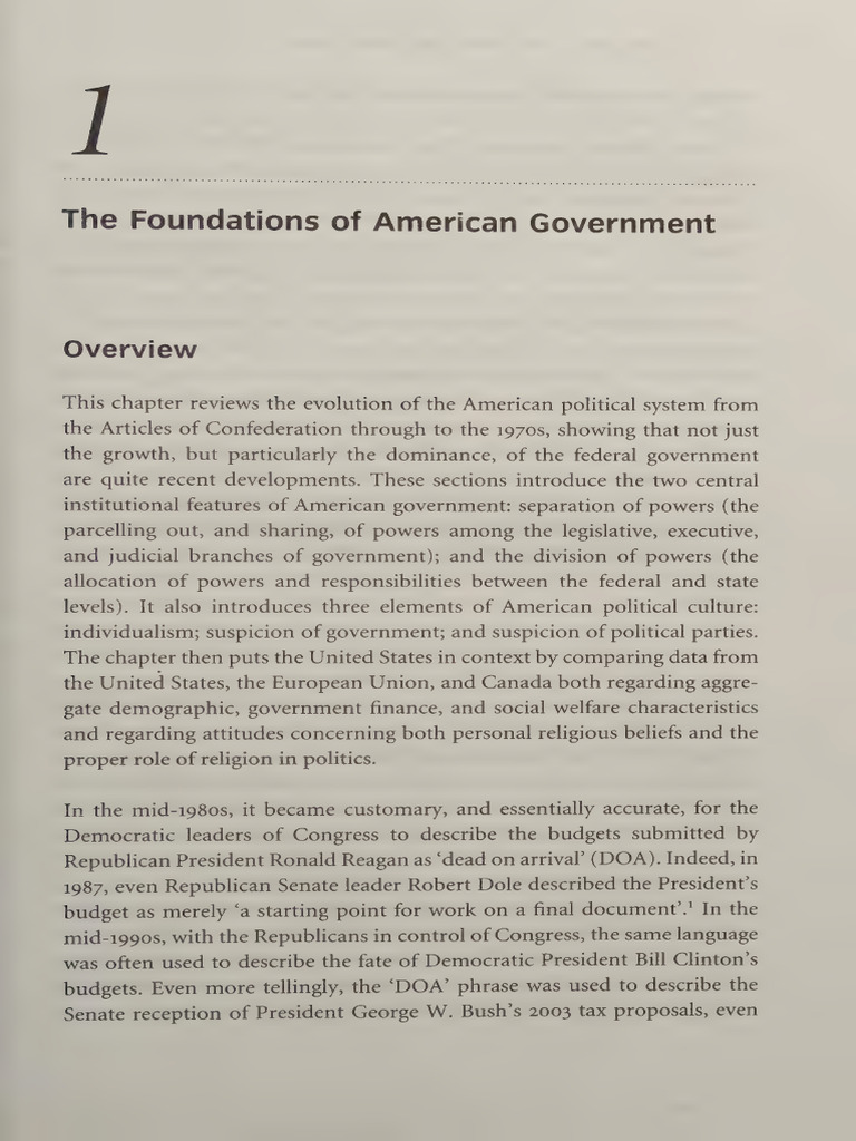 2.1.readings - Political Institutions in The United States | PDF ...
