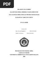 Download Pra Rencana Pabrik Kalsium Klorida Dihidrat Dari Limestone Dan Asam Klorida Dengan Proses Netralisasi Kapasitas 70000 Tontahun by Cristiano Hamdiansyah Sempadian SN100691979 doc pdf