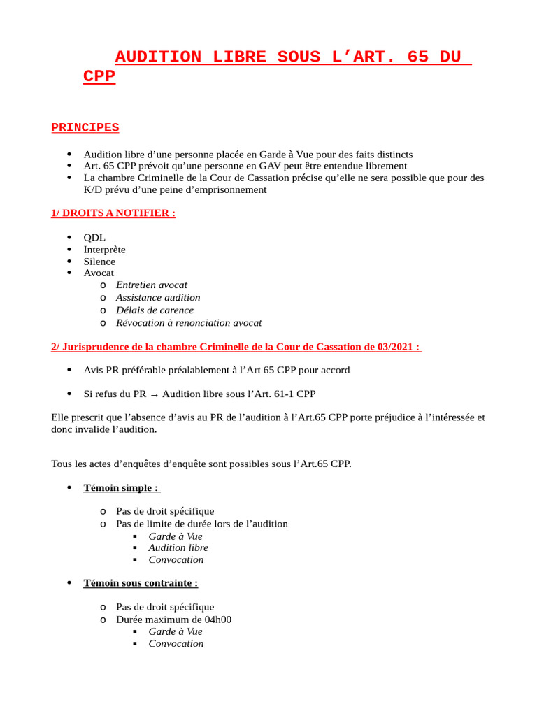 Art 65 CPP | PDF