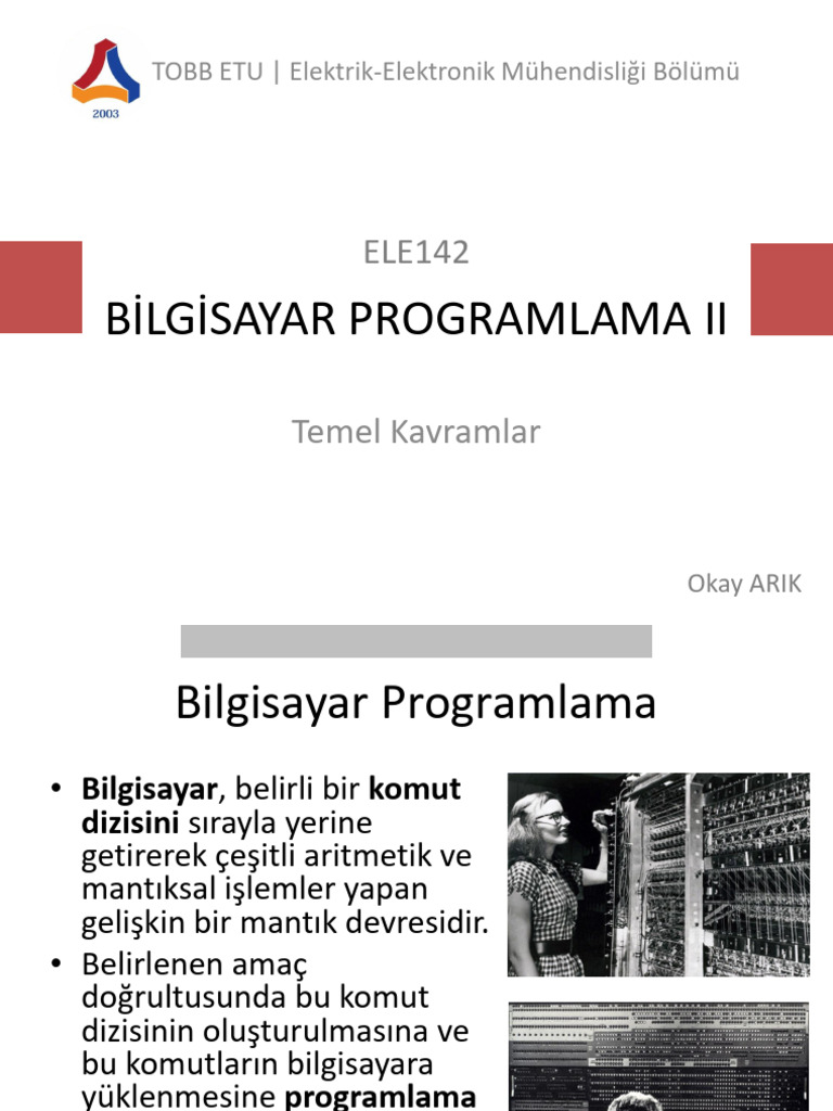 0 - Temel Kavramlar | PDF