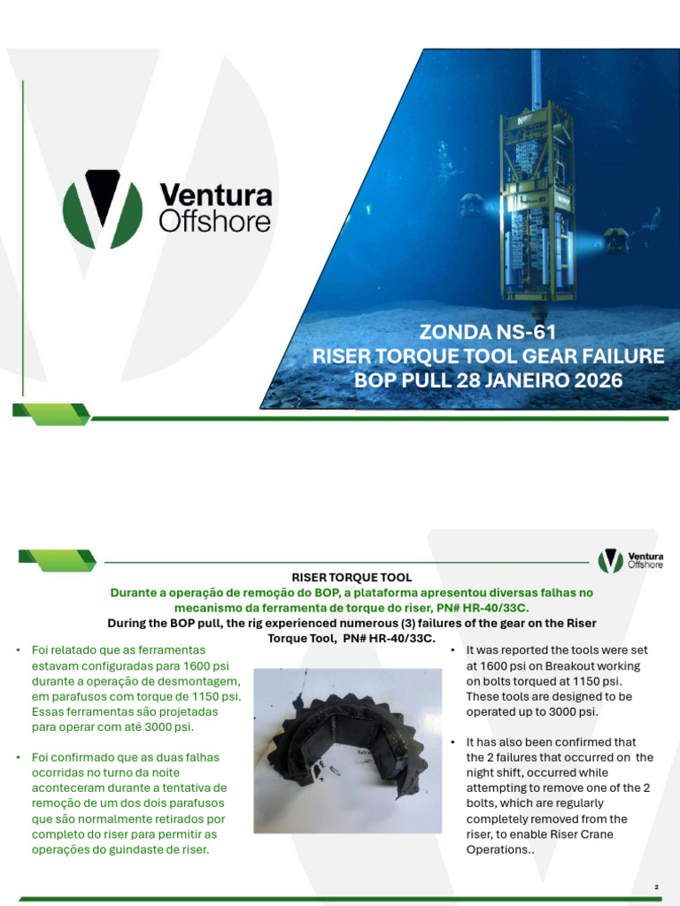 Riser Torque Tool Jan 2026 | PDF