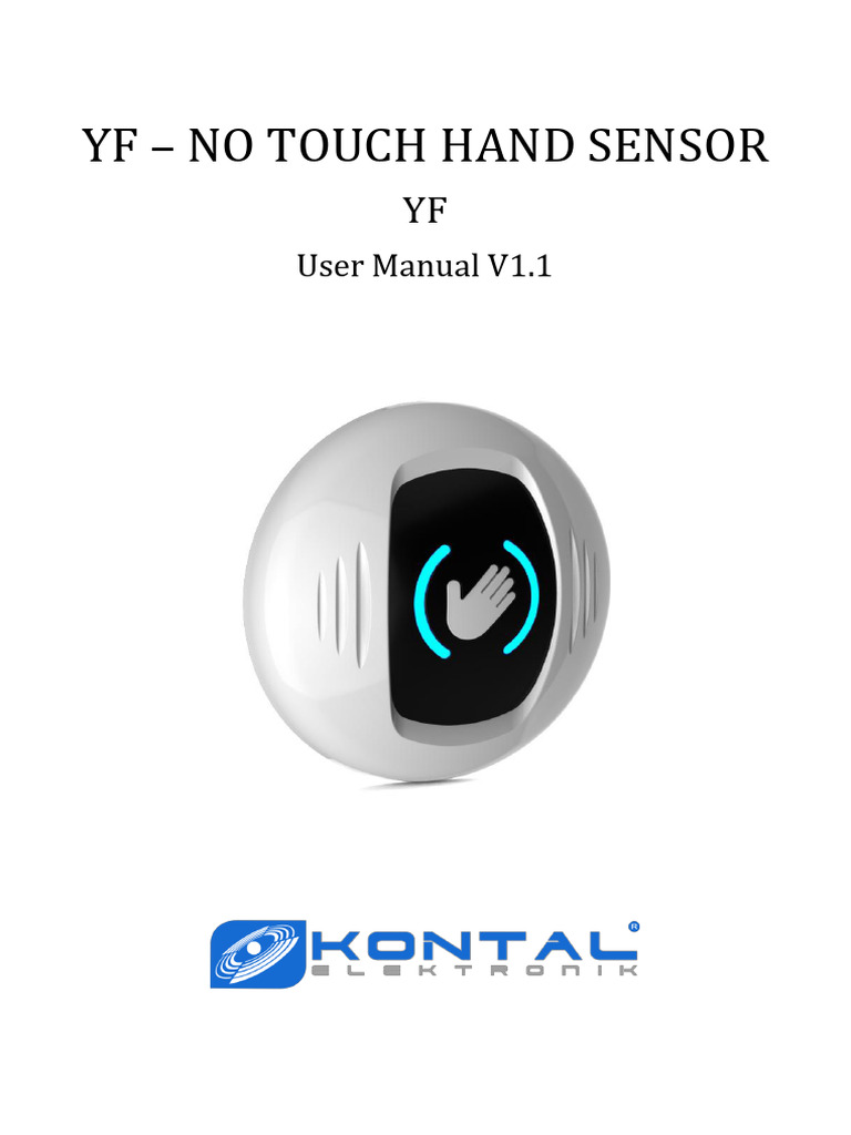 YF - No Touch Hand Sensor User Manual - EnG | PDF | Relay | Computer ...