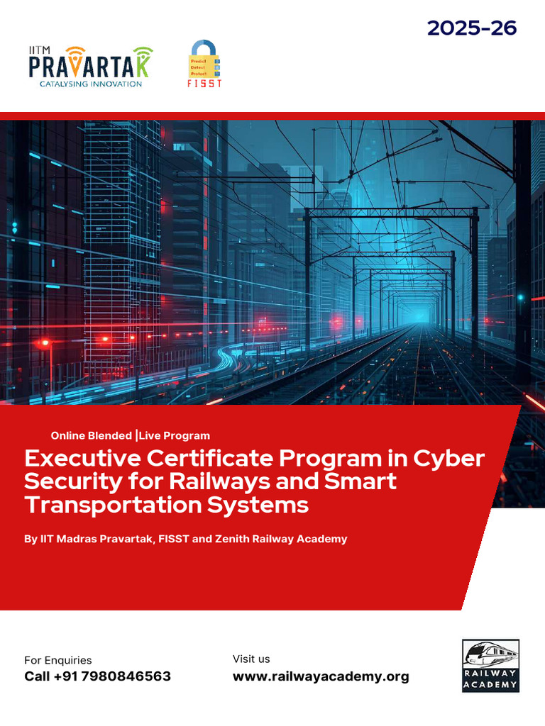 Rail Cybersecurity BROCHURE - LinkedIn | PDF | Computer Security | Security