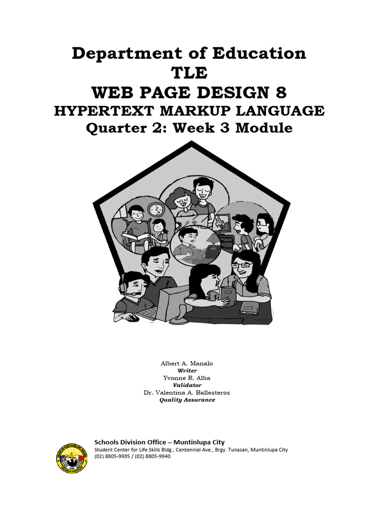 3web Page Design 8 Week 3 | PDF | Html Element | Html