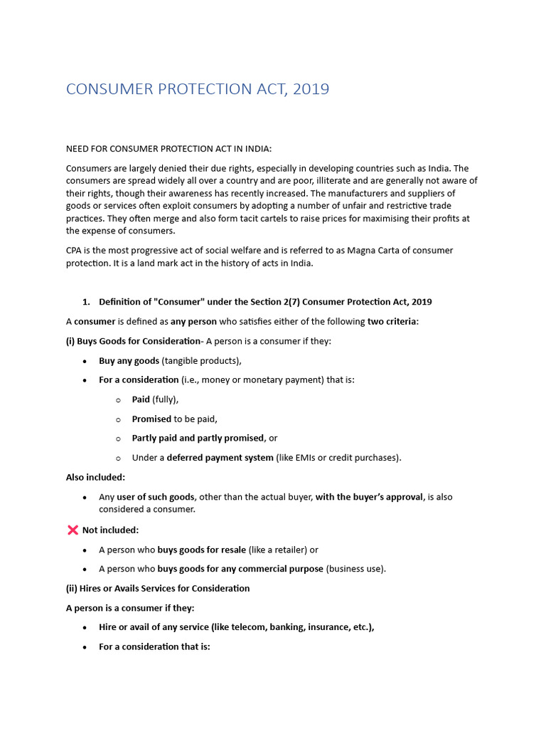 Consumer Protection Act | PDF | Consumer Protection | Product Liability