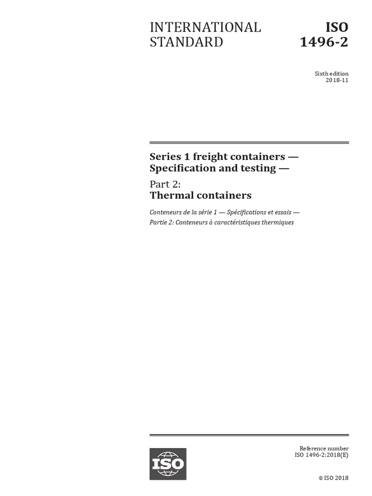 Iso 01496-2-2018 | PDF | International Organization For Standardization
