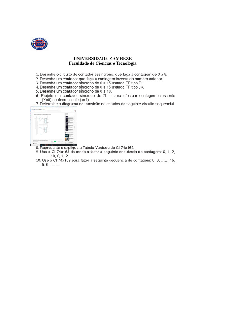 Ficha de Exercicios NR 7 | PDF