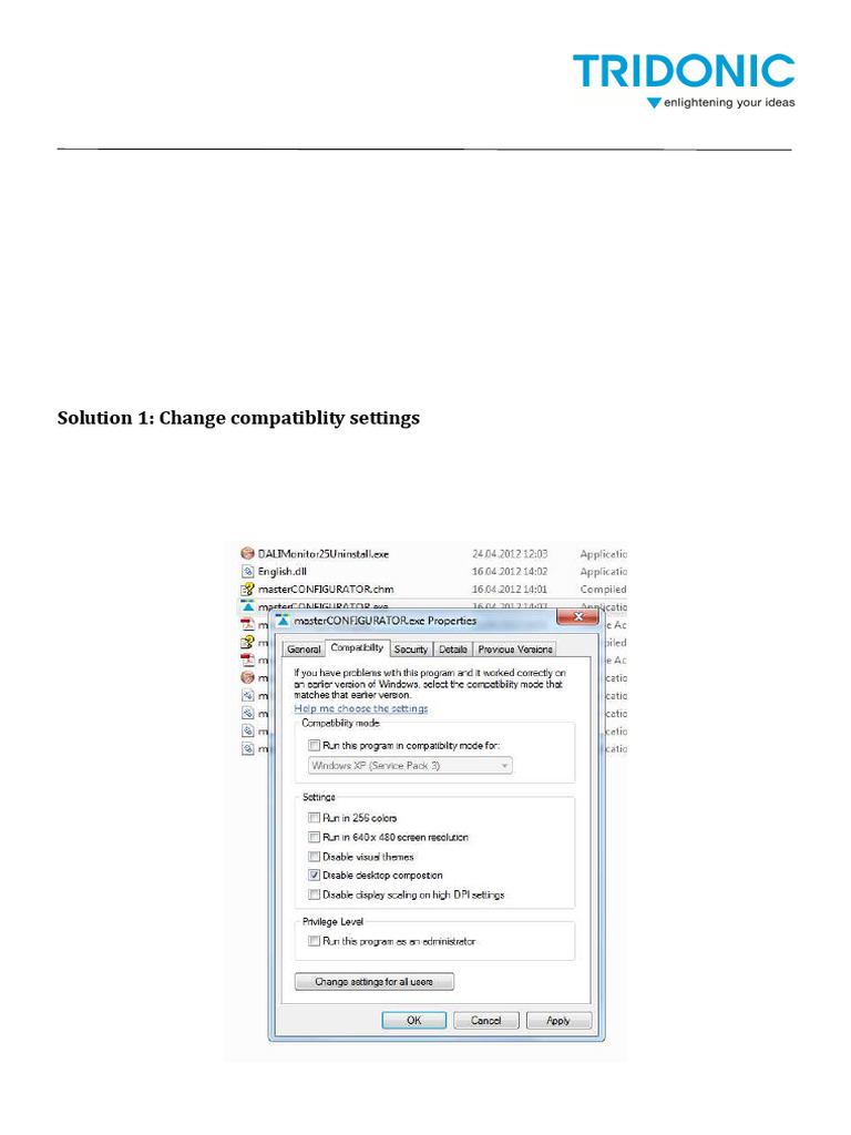 Windows7 Compatibility MasterCONFIGURATOR | PDF