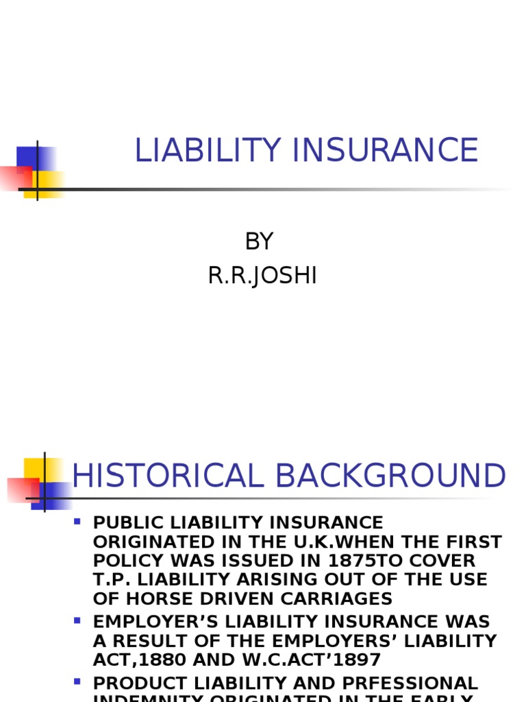 Liability Insurance Negligence Tort