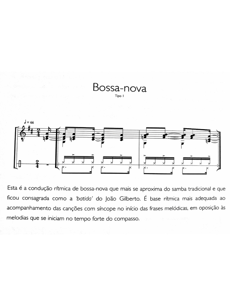 Ritmo Bossa Nova | PDF