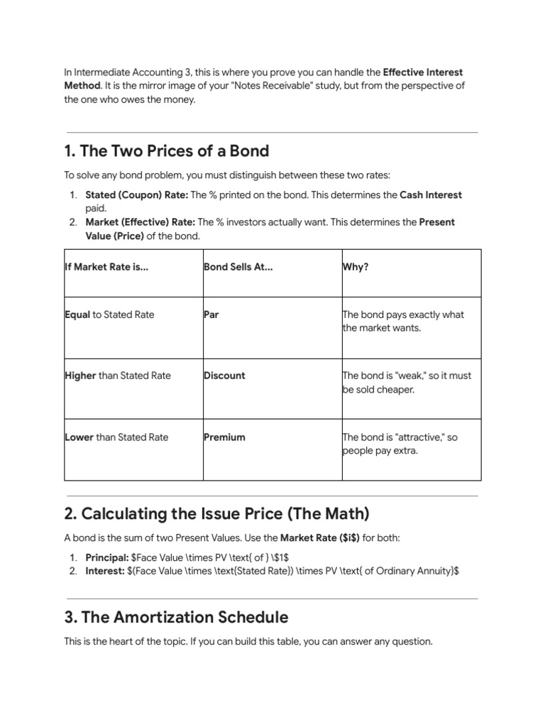 Bonds Payable - Intermediate Accounting 3 | PDF | Bonds (Finance ...