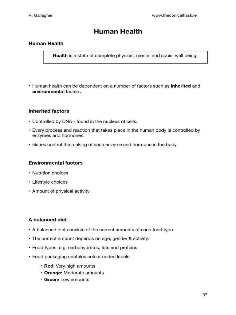 Human Health | PDF