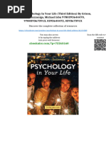 Psychology in Your Life: 2nd Edition | PDF | Psychology