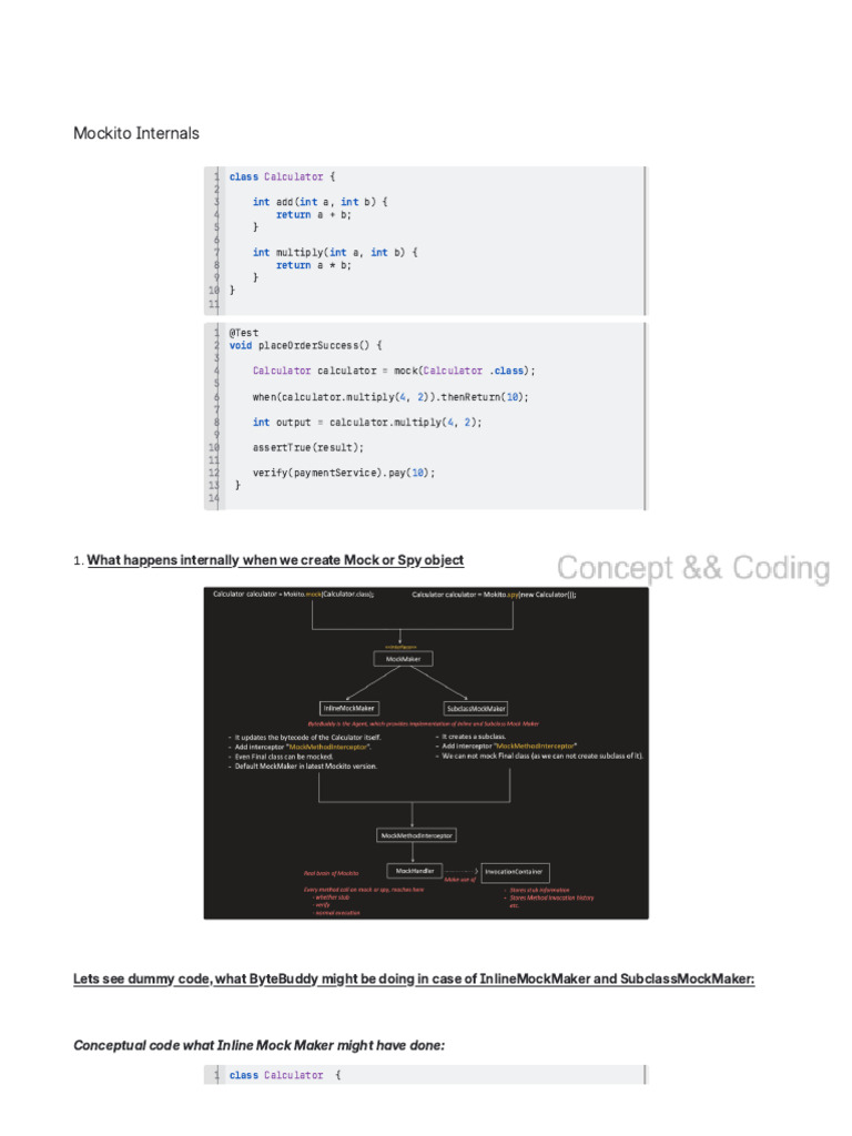 2.MockitoArchitecture | PDF | Control Flow | Computer Programming