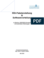 MSI-Paketerstellung & Softwareverteilung