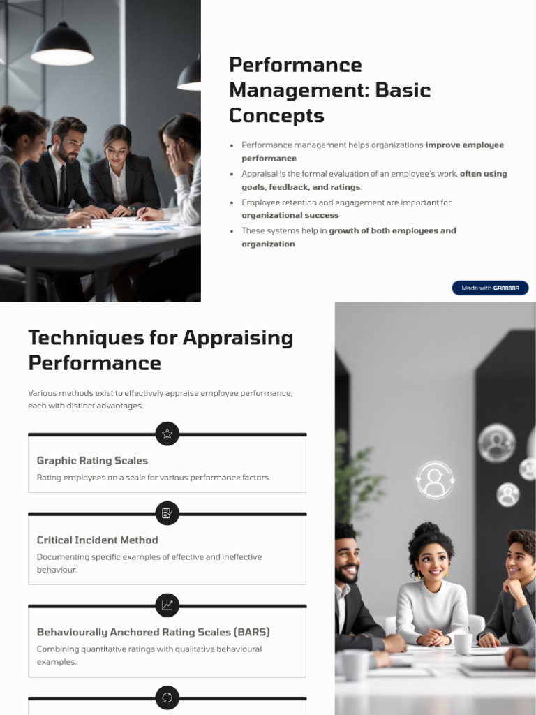 Performance Management Basic Concepts | PDF | Performance Appraisal ...