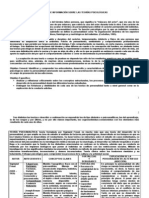 Panel de Información Sobre Las Teorías Psicológicas