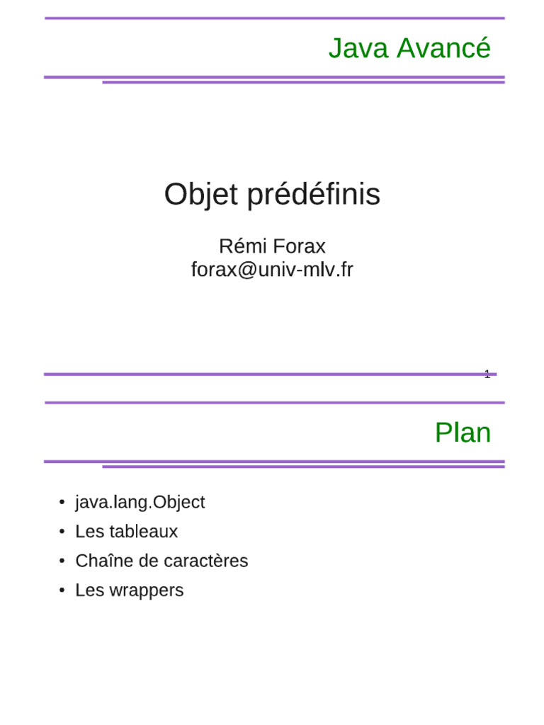 Java Avance | PDF