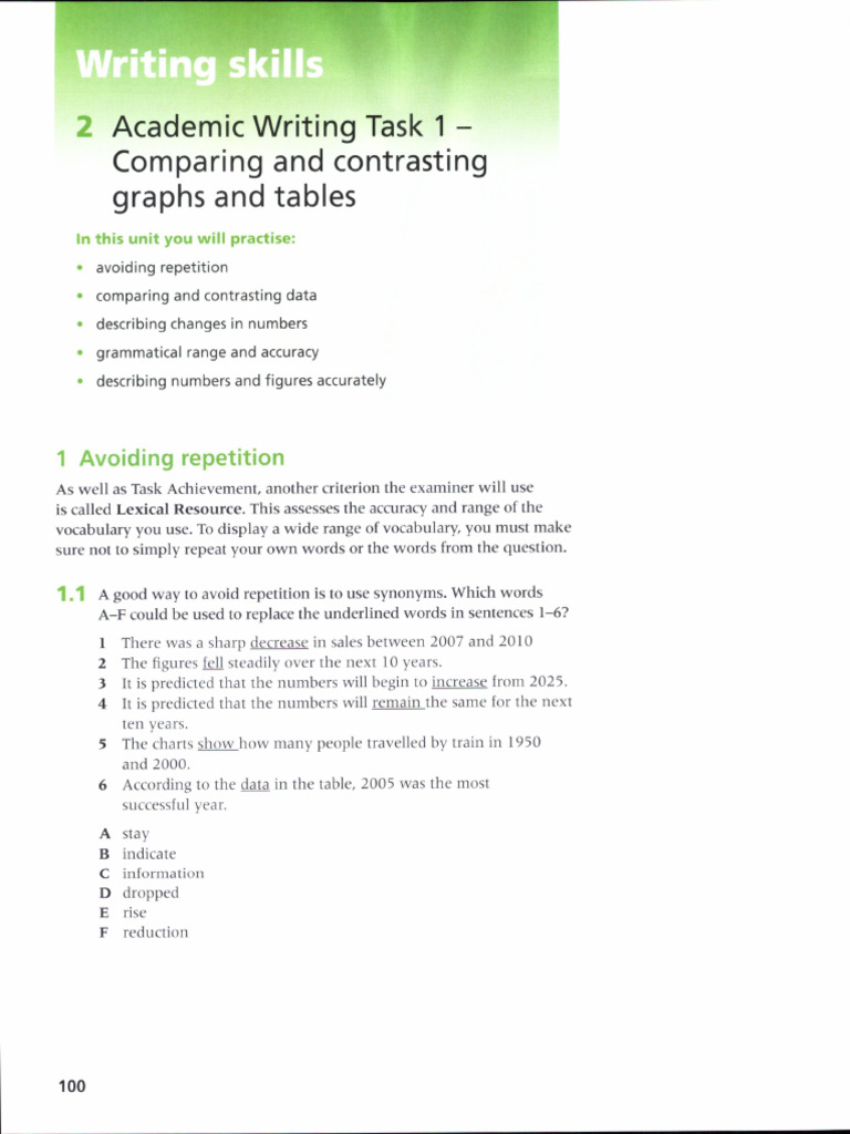 Ielts Task 1 Comparing Graphs | PDF