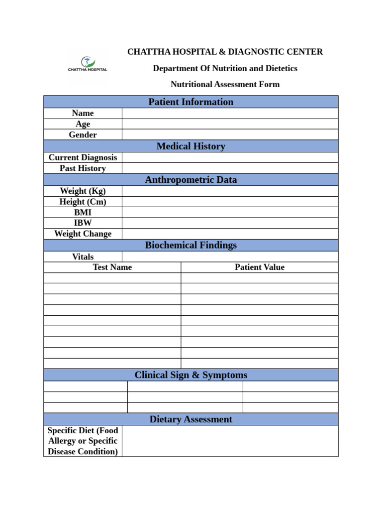 Case Study Form 01 | PDF
